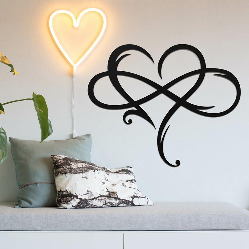 Everlasting Love Stainless Steel Wall Decor for the Home