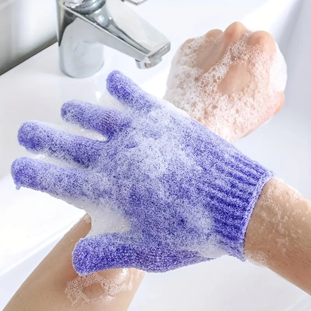 Exfoliating Bath Gloves - 2-Piece Set