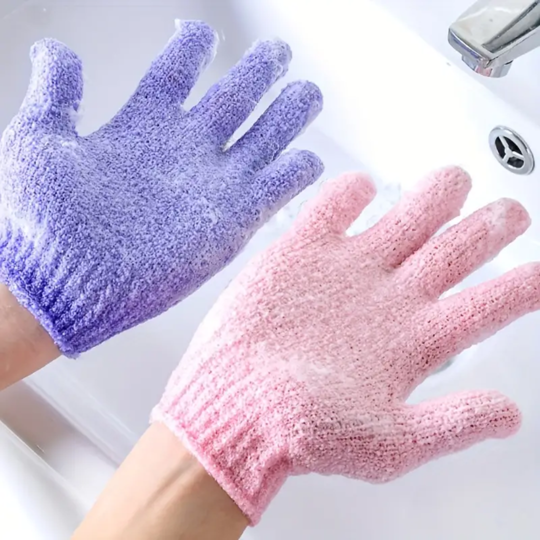 Exfoliating Bath Gloves - 2-Piece Set