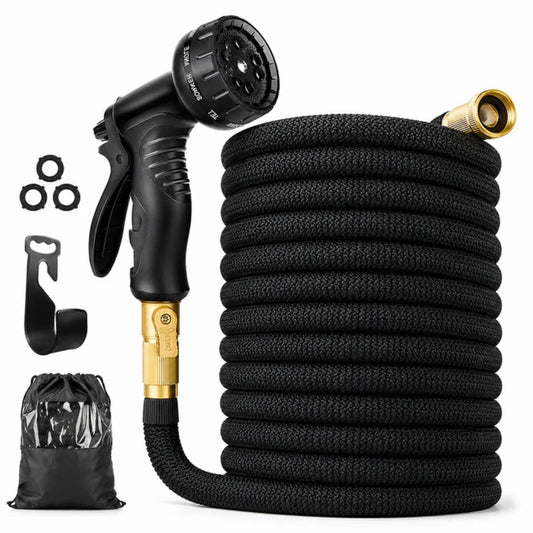 Expandable Garden Hose with Kink-Free Design