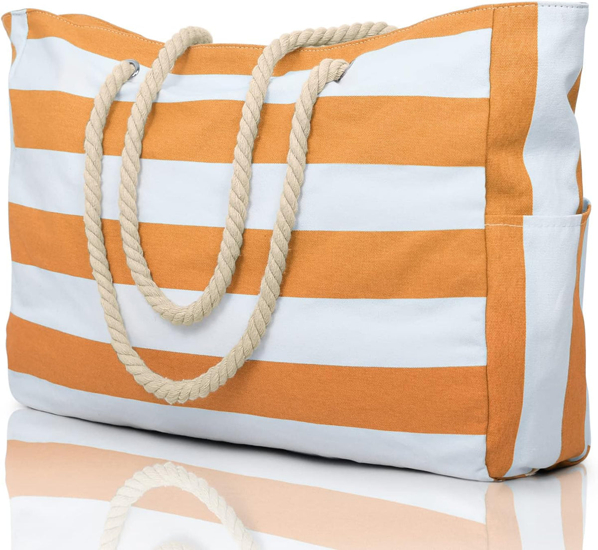 Extra Large Waterproof Beach Bag with Pockets for the Weekend