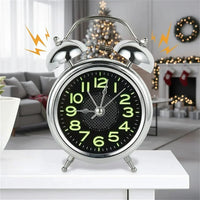 Extra Loud Retro Twin Bell Alarm Clock for Heavy Sleepers
