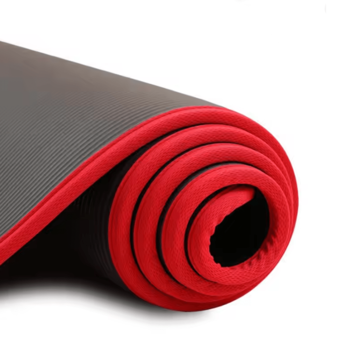 Extra Thick Yoga Mat with Non-Slip Ribbed Texture for Yoga and Fitness