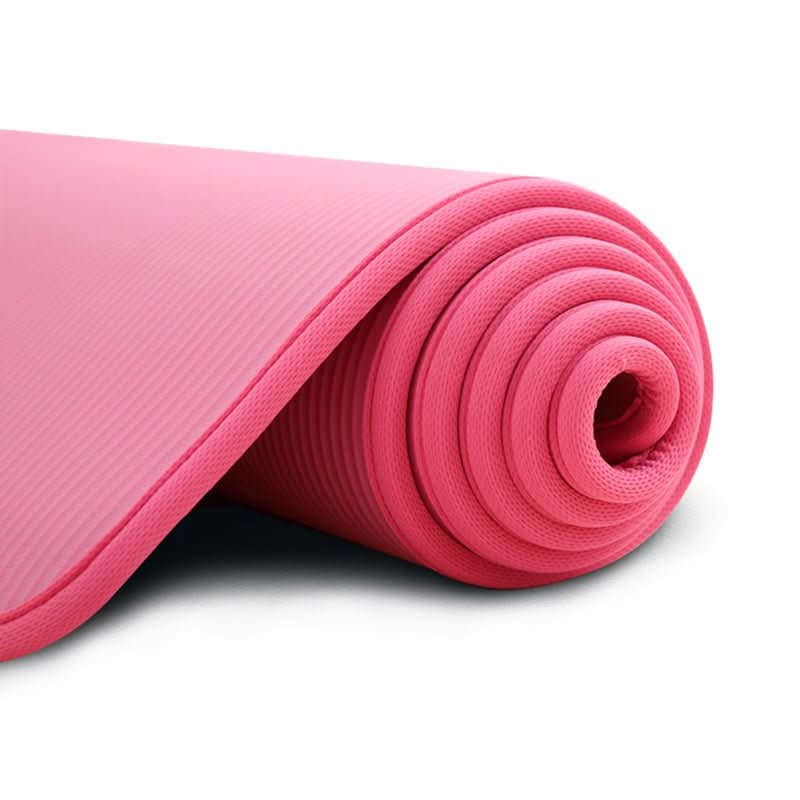 Extra Thick Yoga Mat with Non-Slip Ribbed Texture for Yoga and Fitness