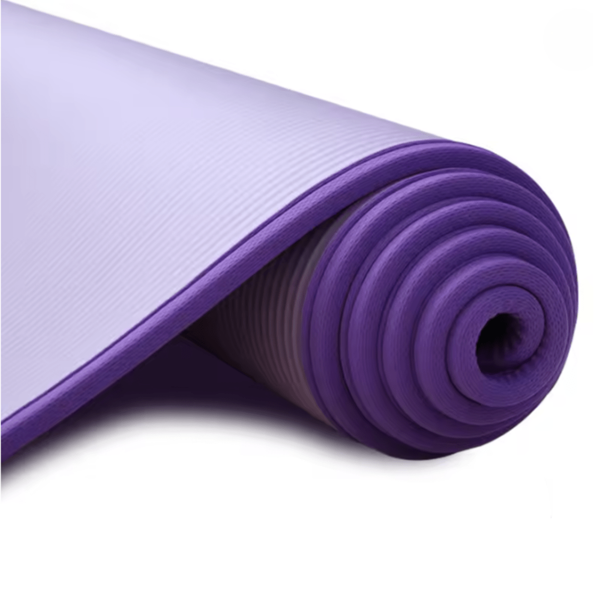 Extra Thick Yoga Mat with Non-Slip Ribbed Texture for Yoga and Fitness