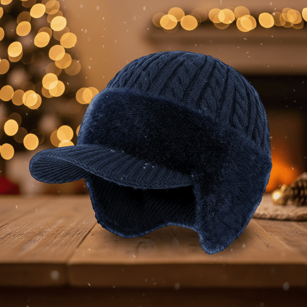 Extremely Warm Winter Hat with Integrated Ear Flaps