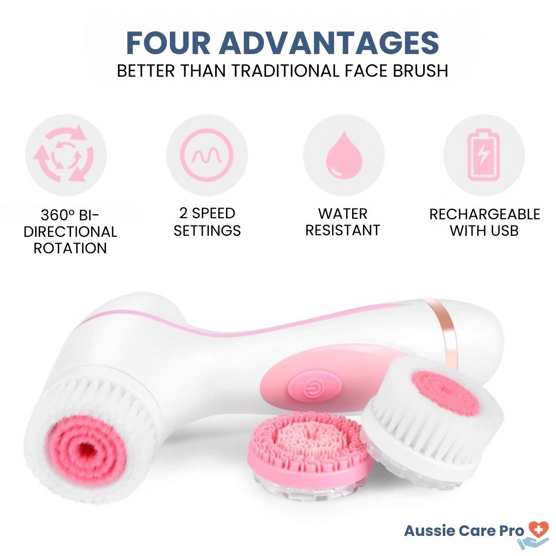 Facial Cleansing Brush – Facial Care Device for Deep Pore Cleansing and Skin Tightening