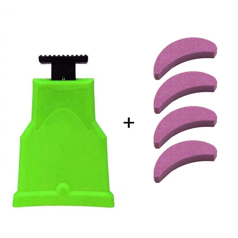 Fast, High-Quality, and Compact Chainsaw Tooth Sharpener
