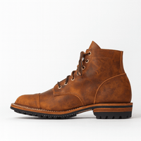 Faux Leather Ankle Boots