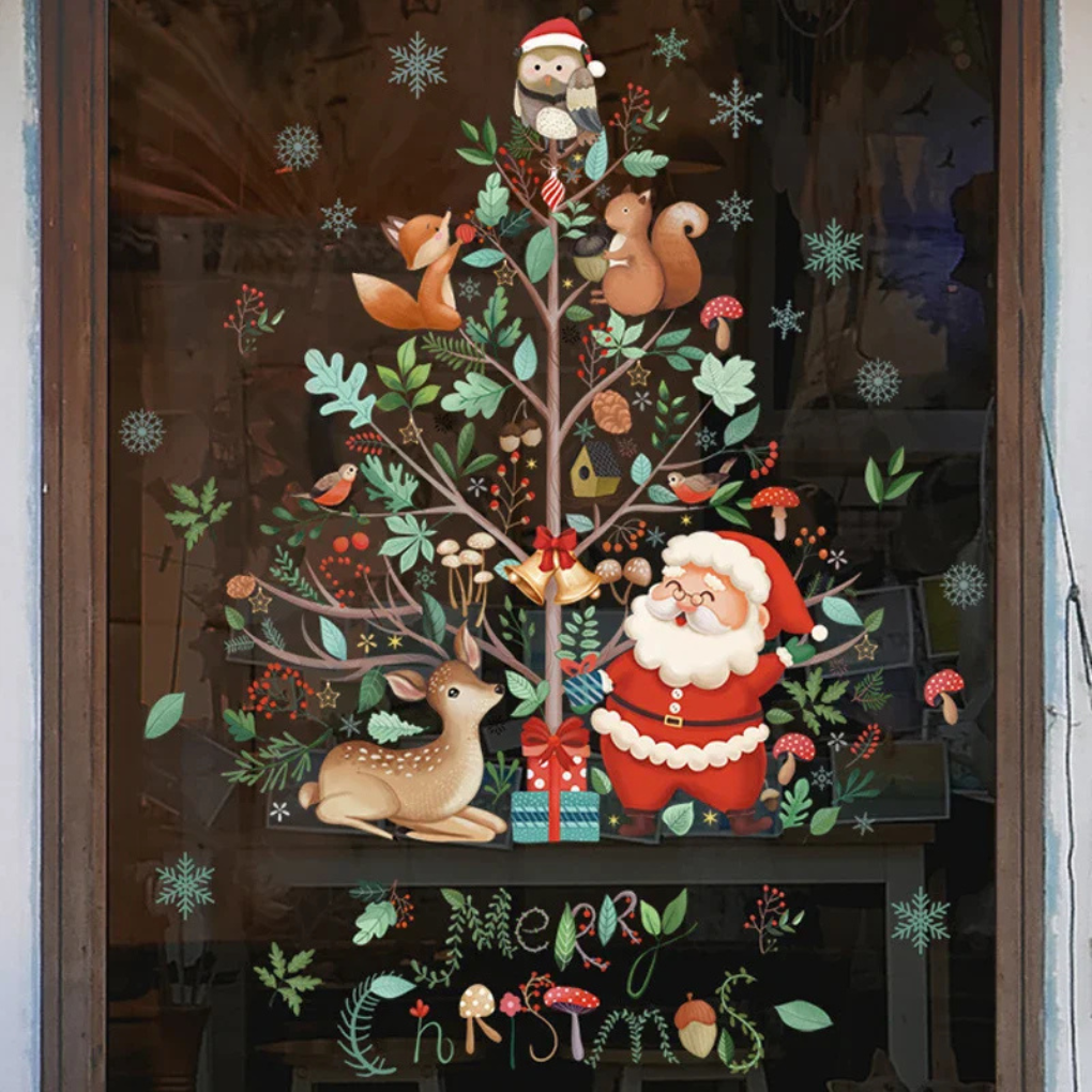 Festive Decorative Window Stickers