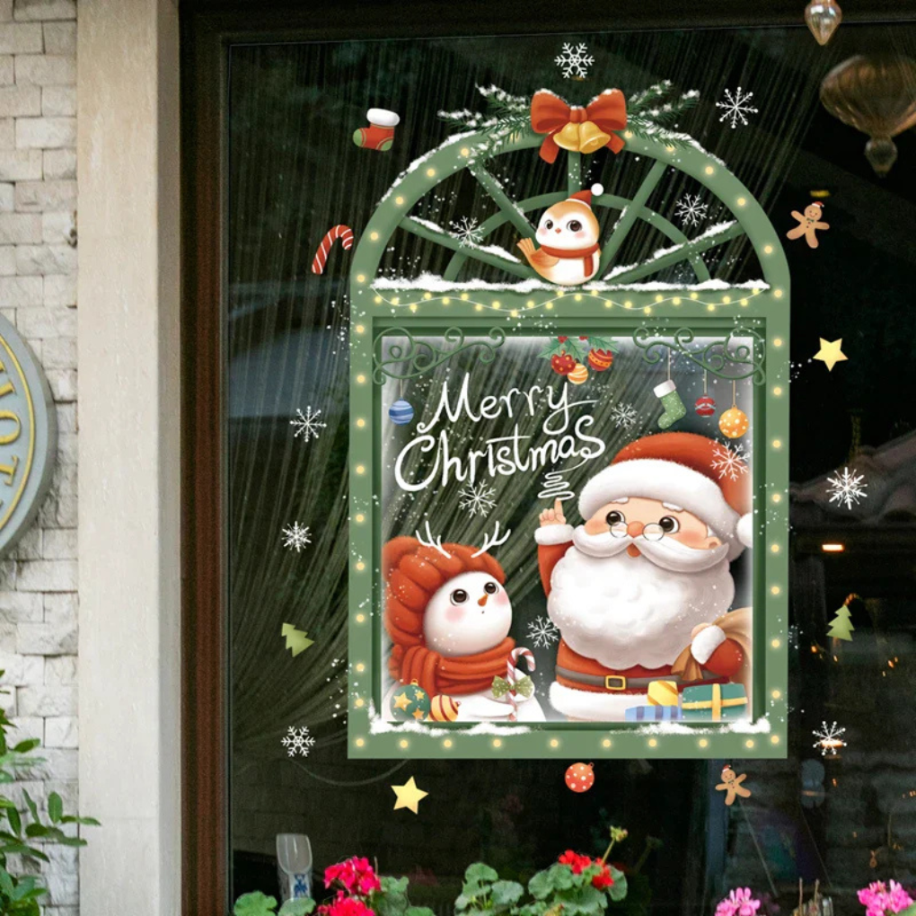 Festive Decorative Window Stickers