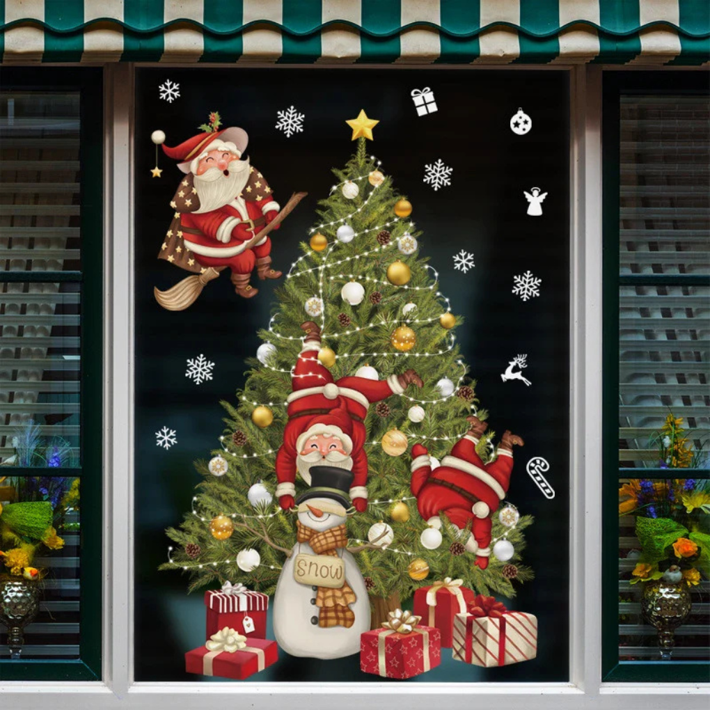 Festive Decorative Window Stickers