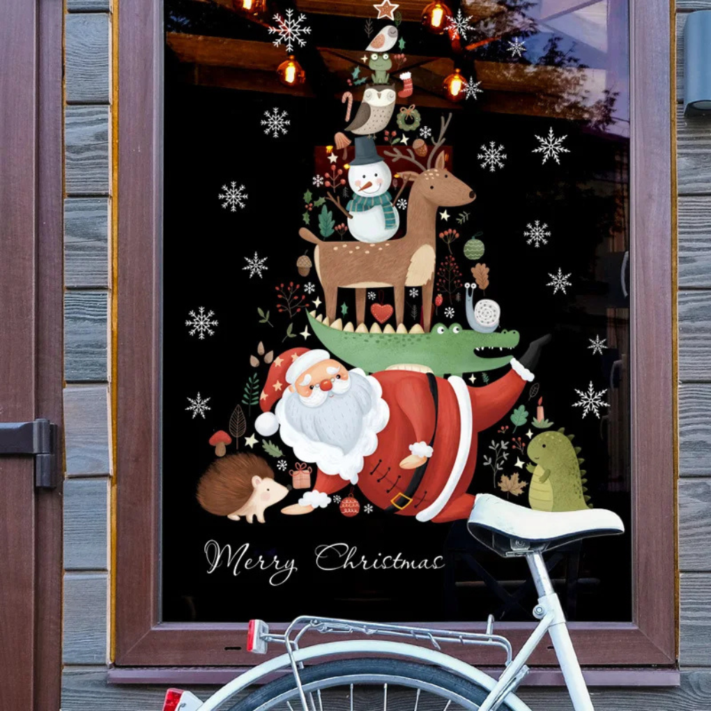 Festive Decorative Window Stickers