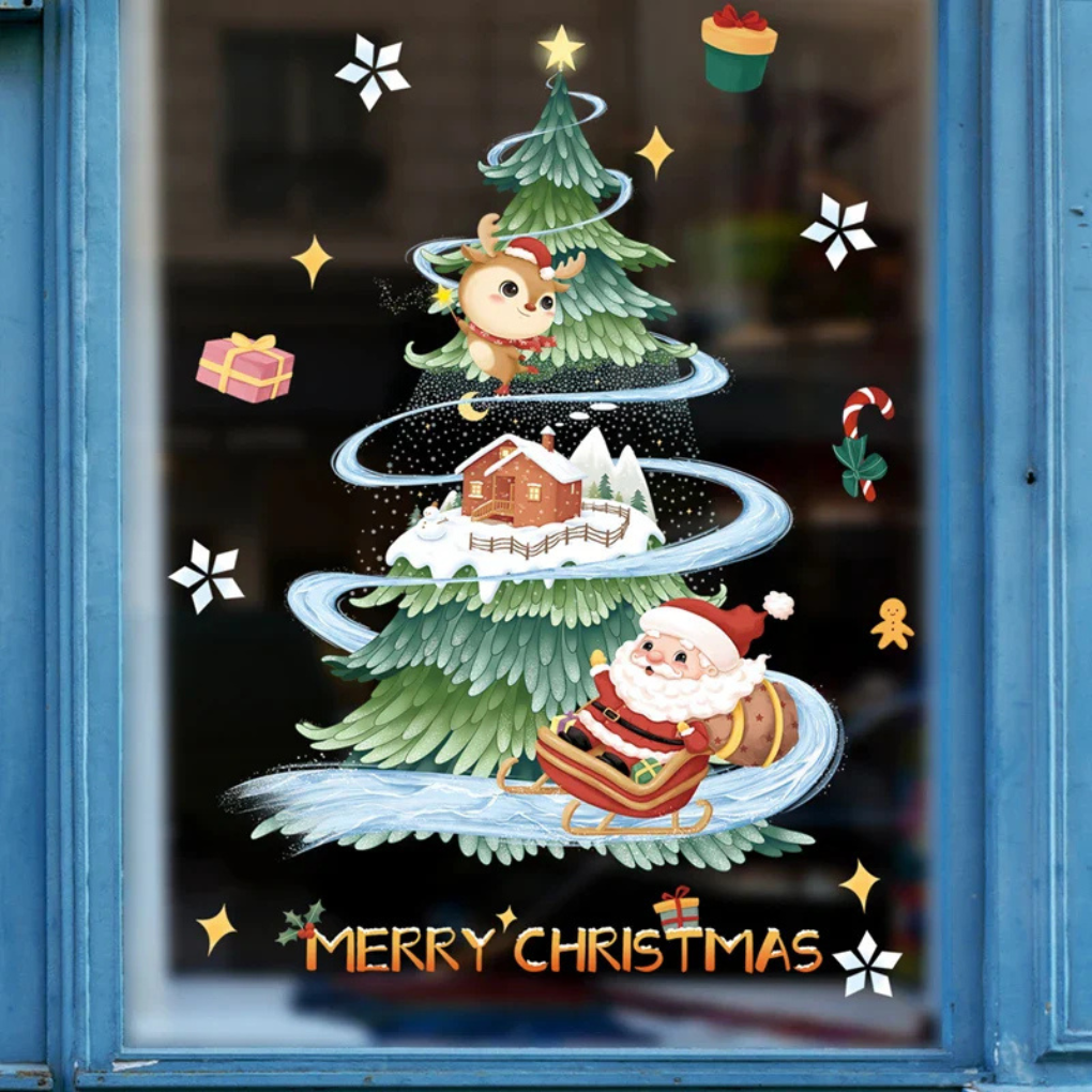 Festive Decorative Window Stickers