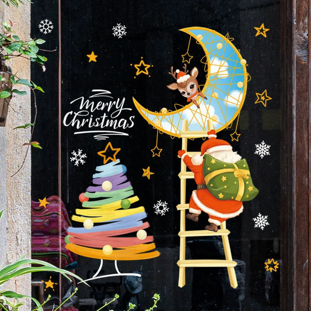 Festive Decorative Window Stickers