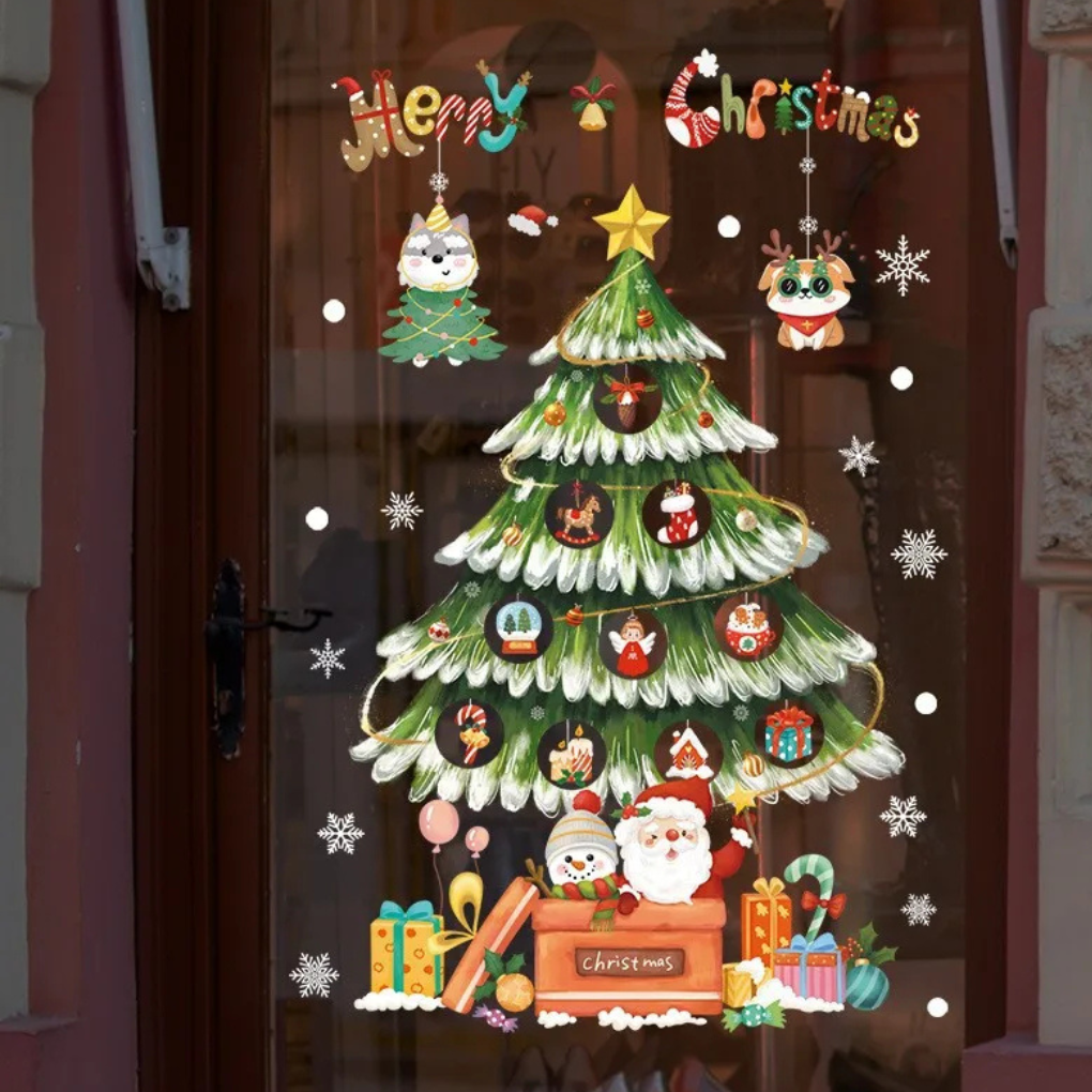 Festive Decorative Window Stickers