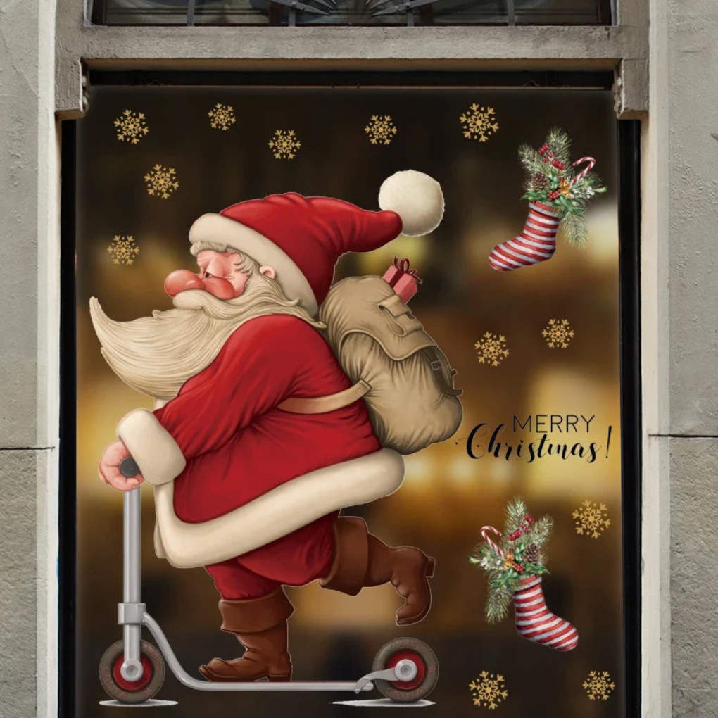 Festive Decorative Window Stickers