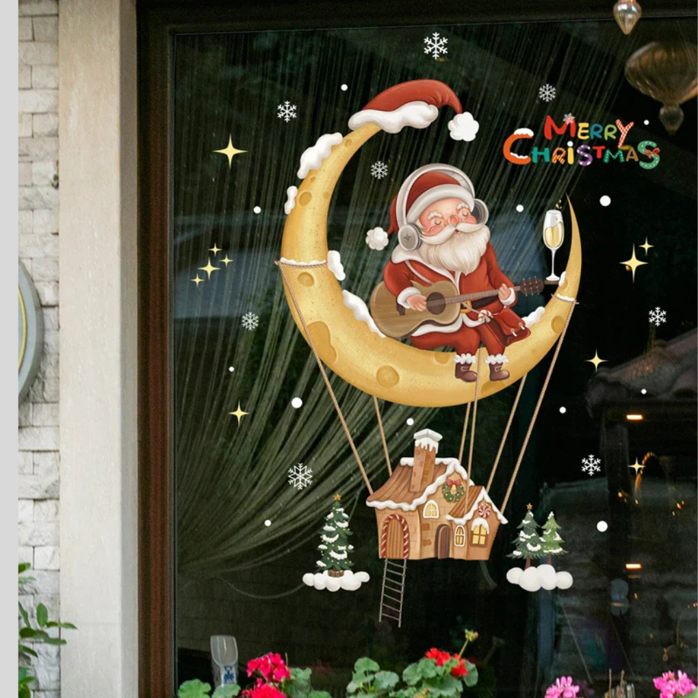 Festive Decorative Window Stickers