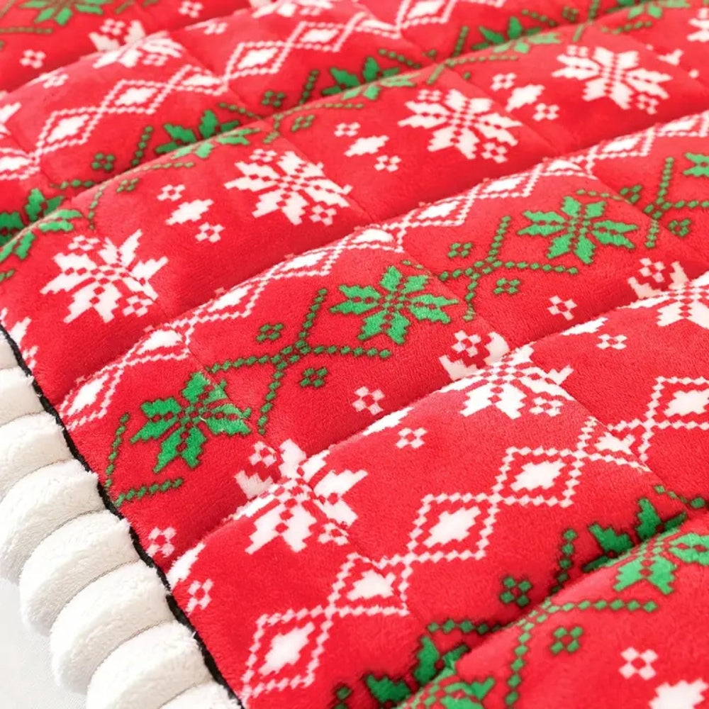 Festive Winter Sofa Cover