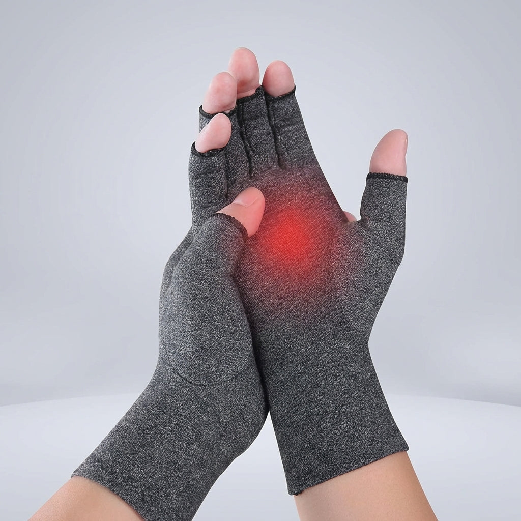 Fingerless Compression Gloves