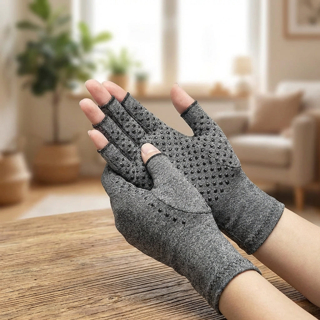 Fingerless Compression Gloves