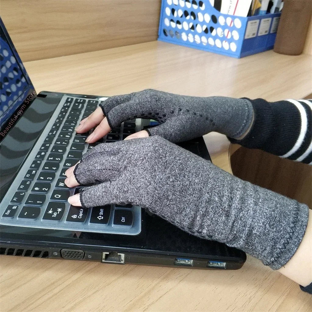 Fingerless Compression Gloves