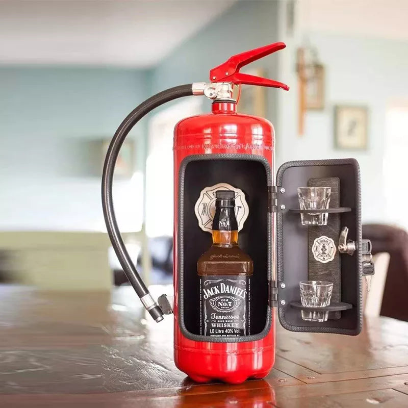 Fire Extinguisher Style Minibar