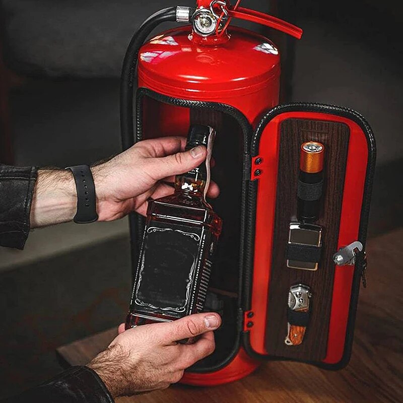 Fire Extinguisher Style Minibar