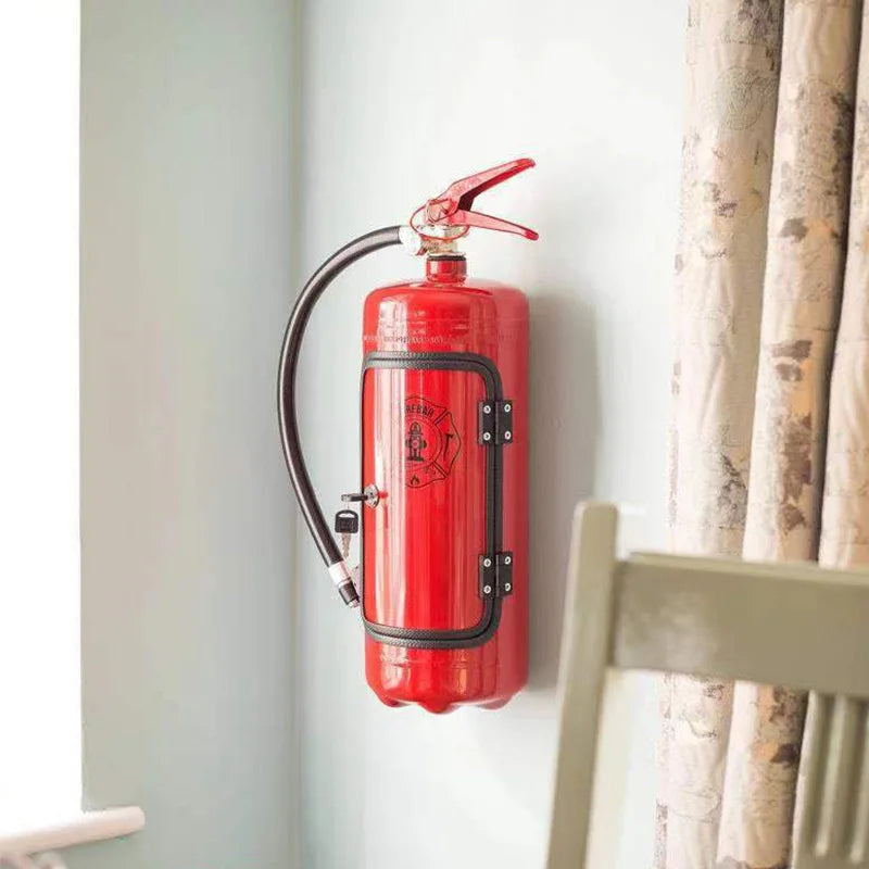 Fire Extinguisher Style Minibar