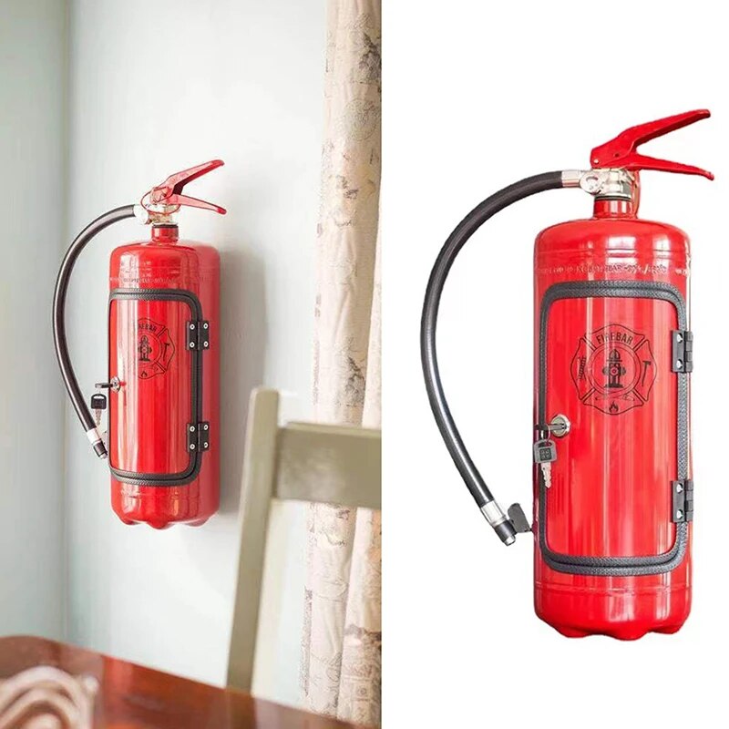 Fire Extinguisher Style Minibar