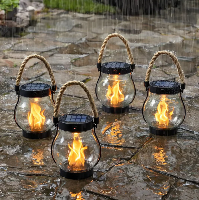 Fireseed Solar Light — Flame Lantern for Atmospheric Lighting