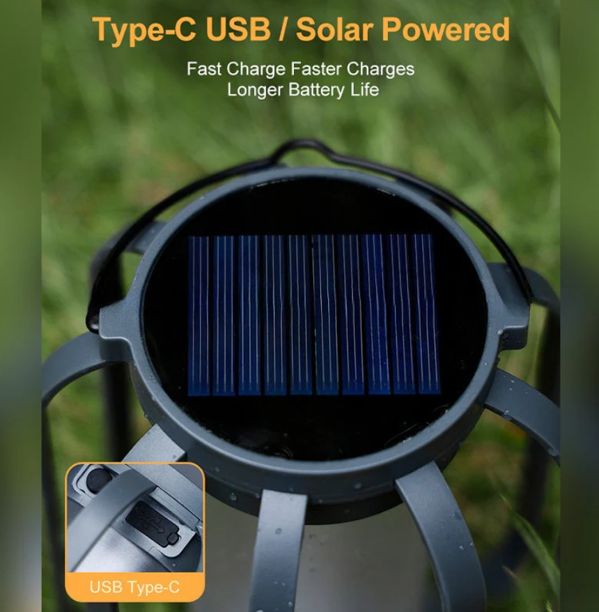 Fireseed Solar Light — Flame Lantern for Atmospheric Lighting