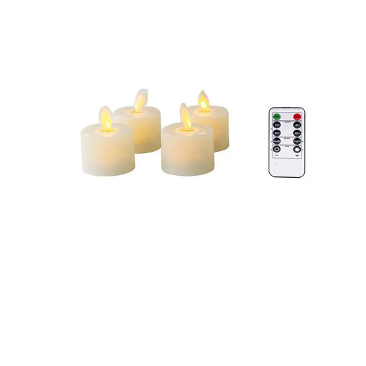 Flameless LED Candles with Remote Control – Realistic Flickering Candles for Home Decor