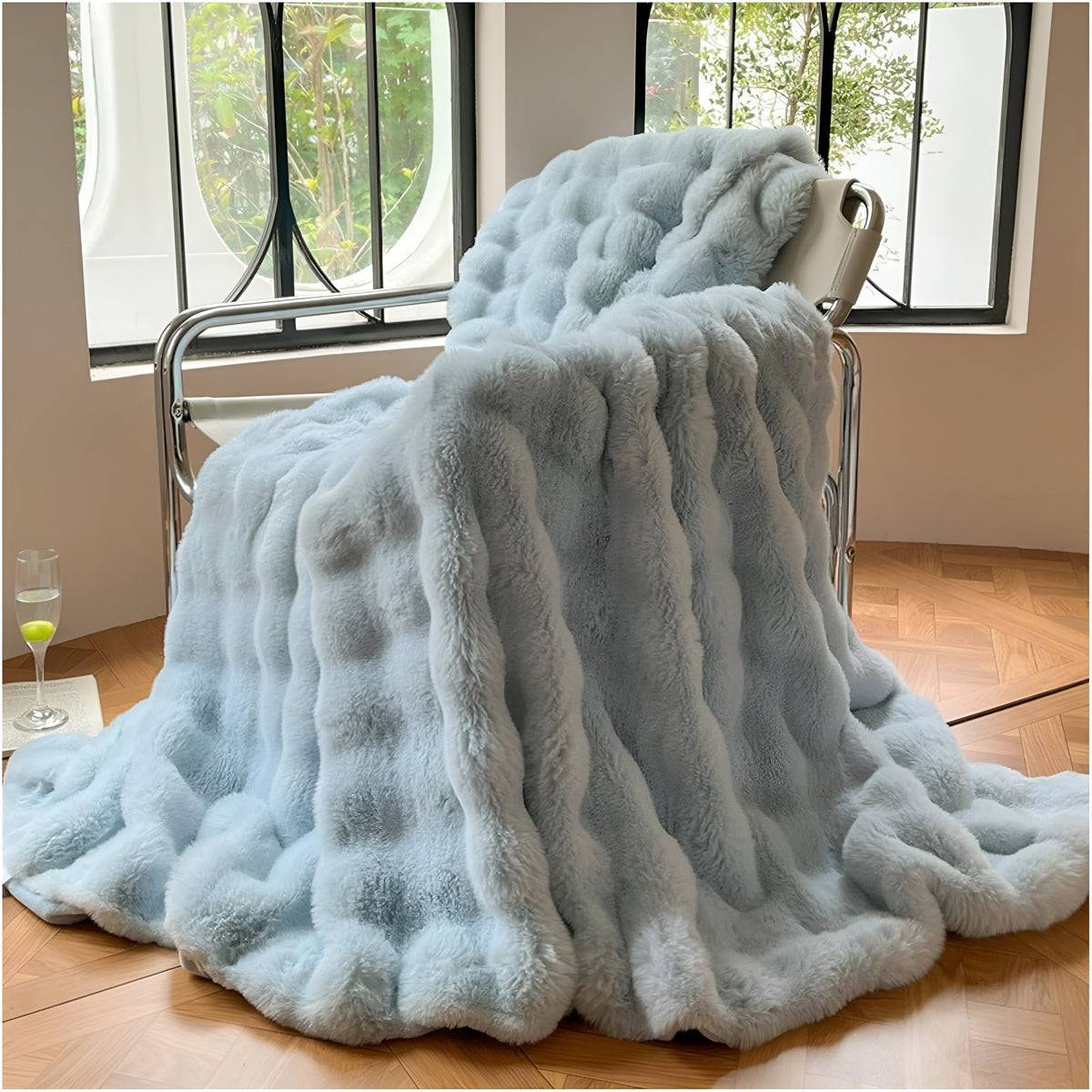 Fleece Blanket – Soft Travel and Home Blanket for Sofa and Bed