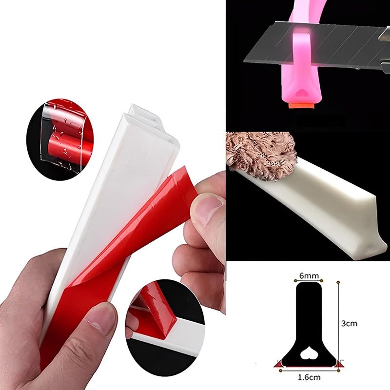 Flexible Silicone Water Barrier Strip for Leak Prevention and Moisture Protection