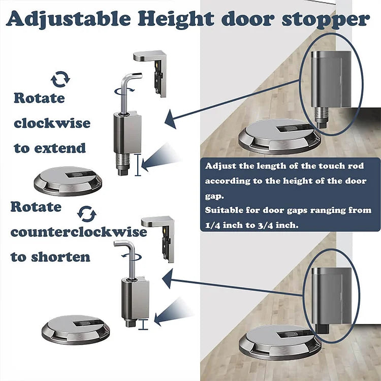 Floor-Mounted Door Stop