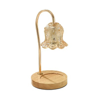 Flower-Shaped Candle Warmer Lamp for Cozy Evenings