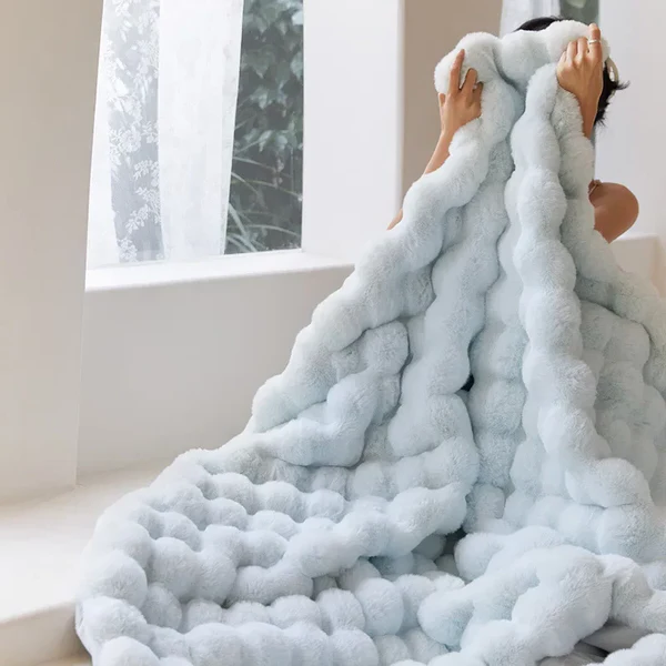 Fluffy Faux Fur Blanket for Ultimate Comfort