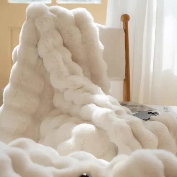Fluffy Faux Fur Blanket for Ultimate Comfort