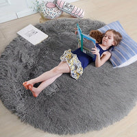Fluffy Round Rug
