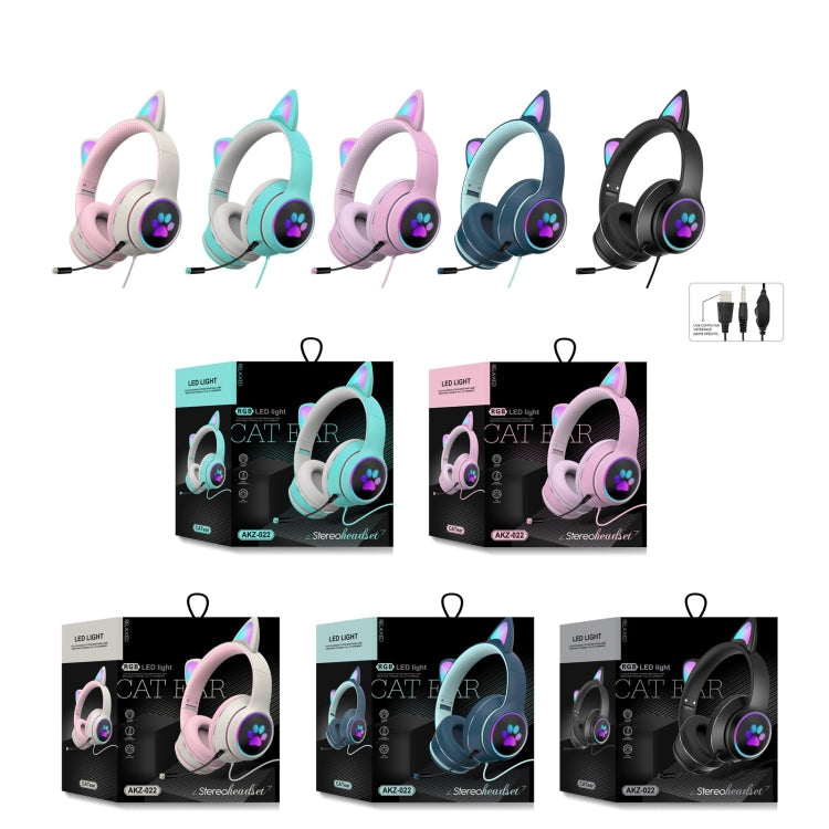 Foldable Bluetooth Headphones with LED Lights on the Ears and Swivel Microphone for Comfortable Wear