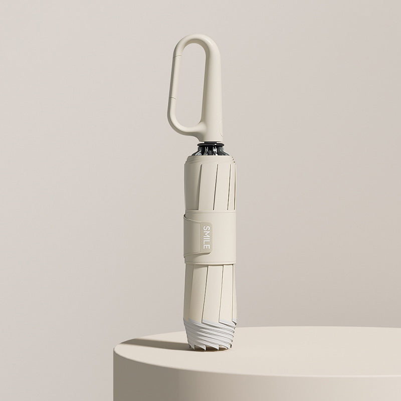Foldable Travel Umbrella with Reflective Trim – Compact and Lightweight