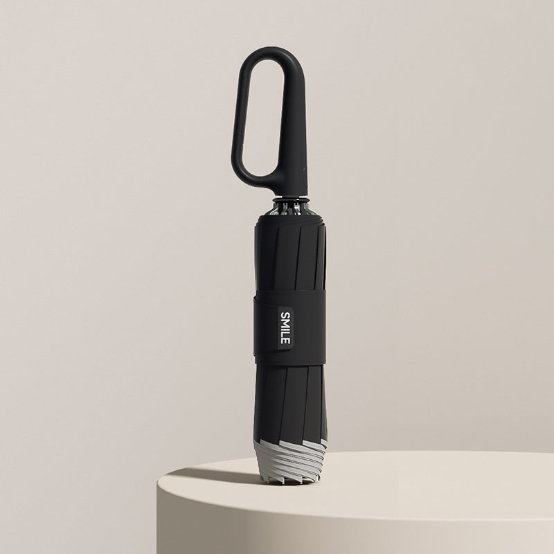 Foldable Travel Umbrella with Reflective Trim – Compact and Lightweight