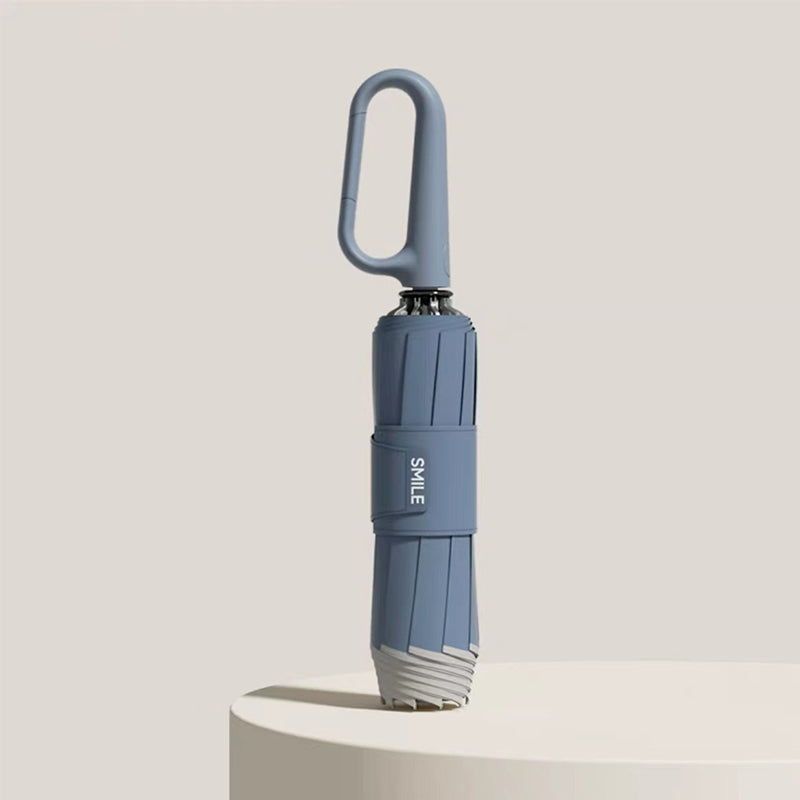 Foldable Travel Umbrella with Reflective Trim – Compact and Lightweight