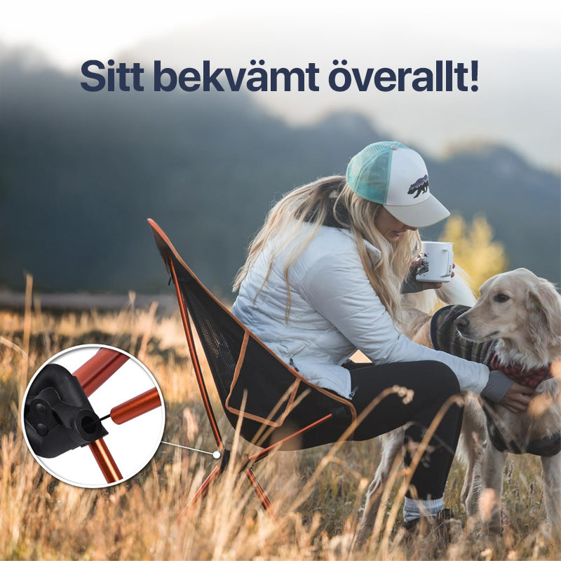 Folding Chair for Beach, Camping & Outdoor Leisure