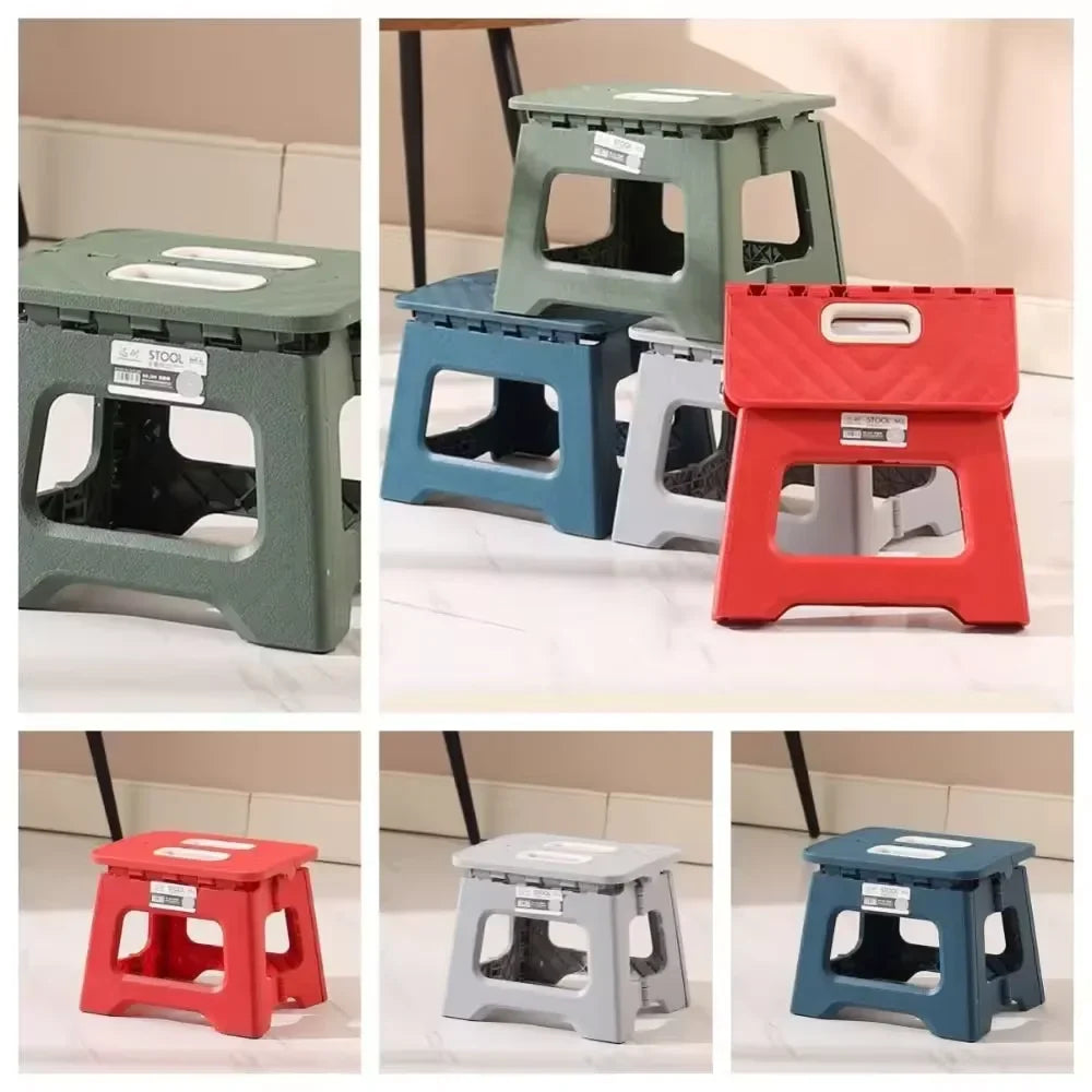 Folding Step Stool – Lightweight, Non-Slip and Versatile for Kitchen and Home Use