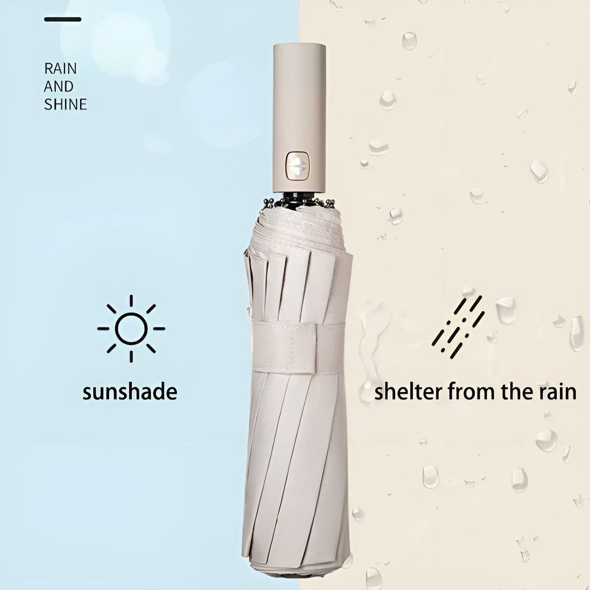 Folding Umbrella – Windproof & UV Protection | Compact & Durable