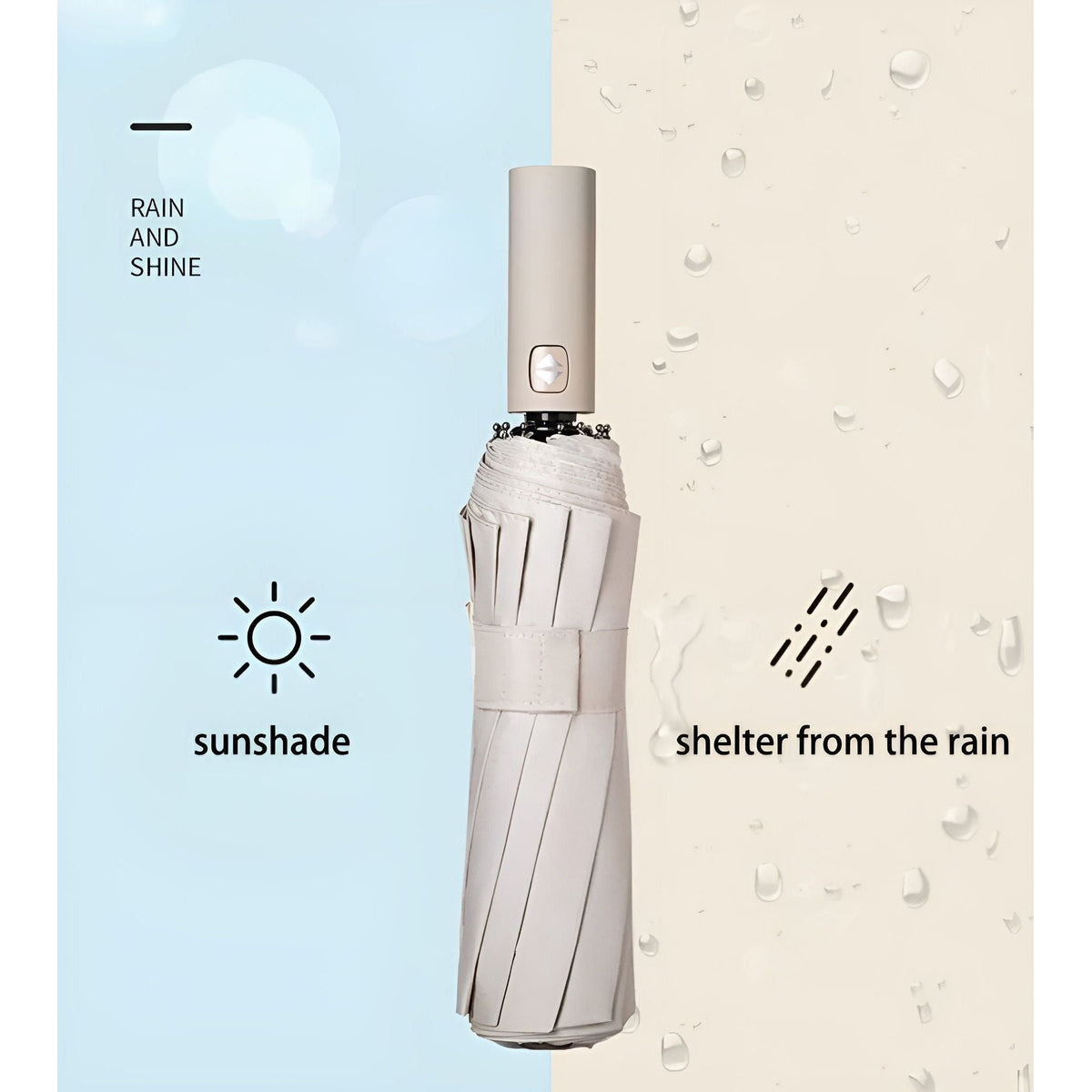 Folding Umbrella – Windproof & UV Protection | Compact & Durable
