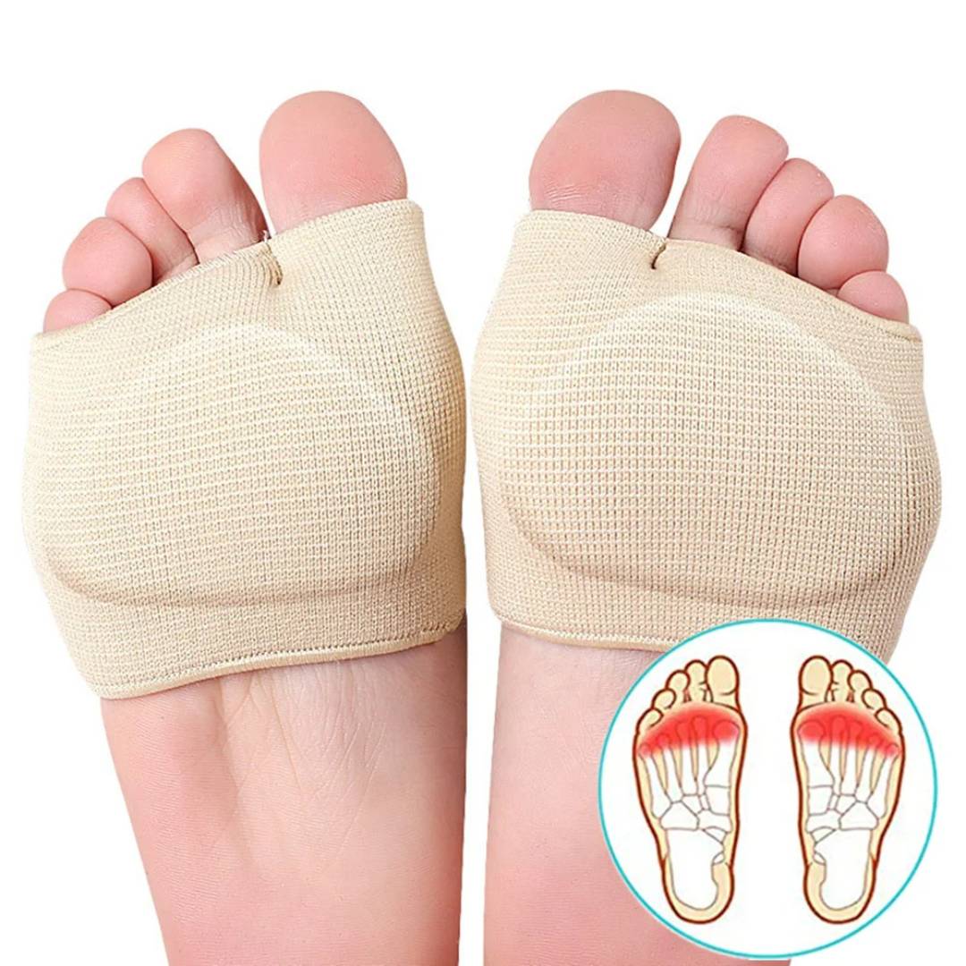 Forefoot Protection Silicone Gel Cushion - Shock-Absorbing Metatarsalgia Foot Pain Relief Pads