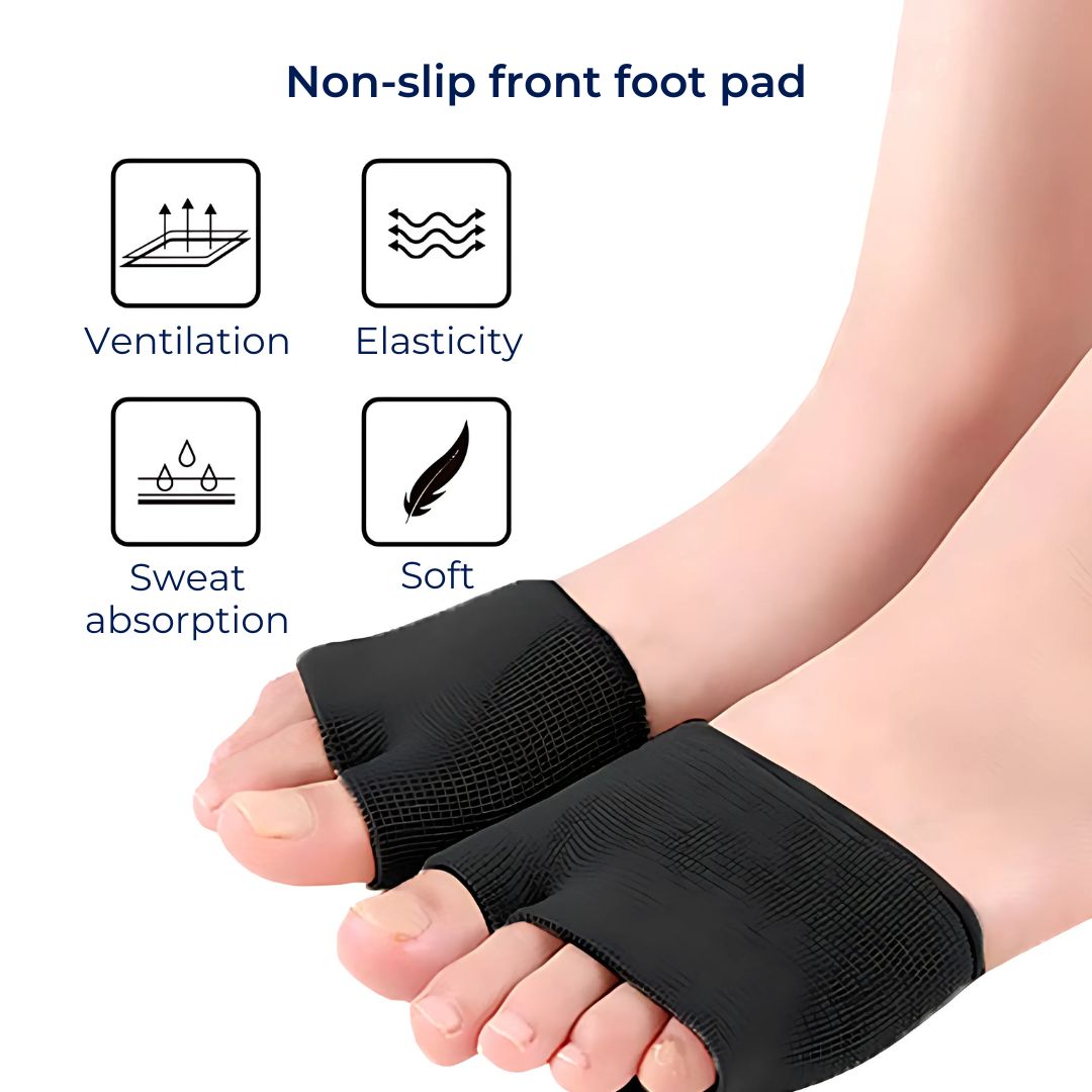 Forefoot Protection Silicone Gel Cushion - Shock-Absorbing Metatarsalgia Foot Pain Relief Pads